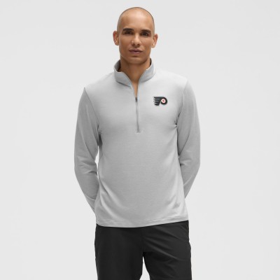 Philadelphia Flyers lululemon Heather Gray Soft Jersey Half-Zip Pullover