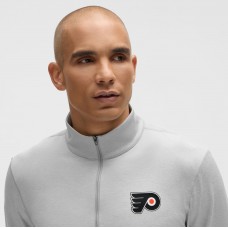 Philadelphia Flyers lululemon Heather Gray Soft Jersey Half-Zip Pullover Philadelphia Flyers lululemon Heather Gray Soft Jersey Half-Zip Pullover