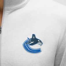 Vancouver Canucks lululemon Heather Gray Soft Jersey Half-Zip Pullover