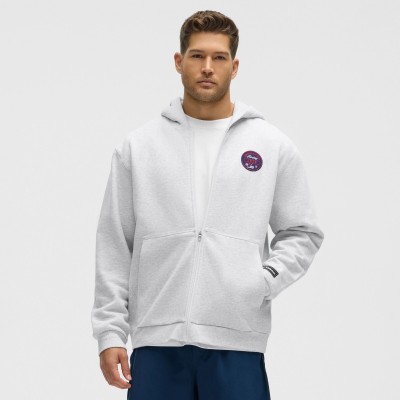 Толстовка на молнии Winnipeg Jets lululemon Heathered Core Ultra Light Grey Steady State