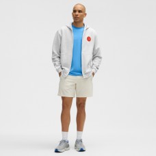 Толстовка на молнии Chicago Blackhawks lululemon Heathered Core Ultra Light Grey Steady State