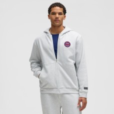 Columbus Blue Jackets lululemon Heathered Core Ultra Light Grey Steady State Full-Zip Hoodie