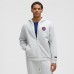 Columbus Blue Jackets lululemon Heathered Core Ultra Light Grey Steady State Full-Zip Hoodie