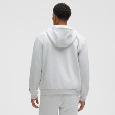 Columbus Blue Jackets lululemon Heathered Core Ultra Light Grey Steady State Full-Zip Hoodie