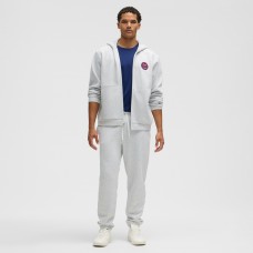 Columbus Blue Jackets lululemon Heathered Core Ultra Light Grey Steady State Full-Zip Hoodie