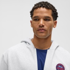 Columbus Blue Jackets lululemon Heathered Core Ultra Light Grey Steady State Full-Zip Hoodie