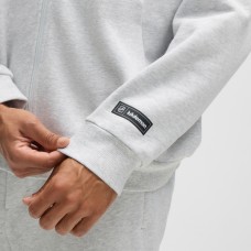 Columbus Blue Jackets lululemon Heathered Core Ultra Light Grey Steady State Full-Zip Hoodie