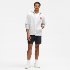 Detroit Red Wings lululemon Heathered Core Ultra Light Grey Steady State Full-Zip Hoodie