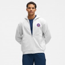Edmonton Oilers lululemon Heathered Core Ultra Light Grey Steady State Full-Zip Hoodie