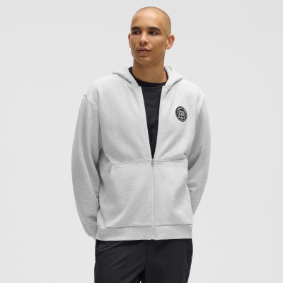 Los Angeles Kings lululemon Heathered Core Ultra Light Grey Steady State Full-Zip Hoodie