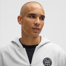 Los Angeles Kings lululemon Heathered Core Ultra Light Grey Steady State Full-Zip Hoodie