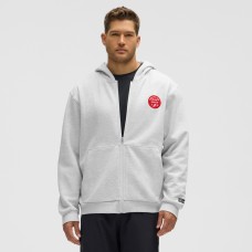 Толстовка на молнии New Jersey Devils lululemon Heathered Core Ultra Light Grey Steady State