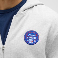 Толстовка на молнии New York Rangers lululemon Heathered Core Ultra Light Grey Steady State