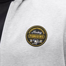 Толстовка на молнии Pittsburgh Penguins lululemon Heathered Core Ultra Light Grey Steady State