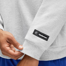 Toronto Maple Leafs lululemon Heathered Core Ultra Light Grey Steady State Full-Zip Hoodie Toronto Maple Leafs lululemon Heathered Core Ultra Light Grey Steady State Full-Zip Hoodie