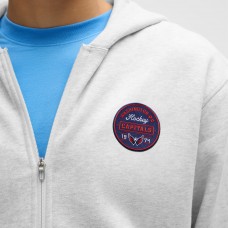 Толстовка на молнии Washington Capitals lululemon Heathered Core Ultra Light Grey Steady State