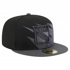 Бейсболка New York Rangers New Era Black Spikes 59FIFTY
