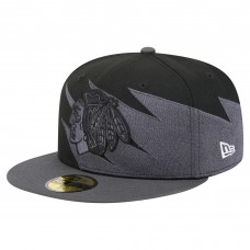 Бейсболка Chicago Blackhawks New Era Black Spikes 59FIFTY Бейсболка Chicago Blackhawks New Era Black Spikes 59FIFTY
