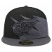 Бейсболка Detroit Red Wings New Era Black Spikes 59FIFTY
