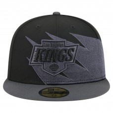 Бейсболка Los Angeles Kings New Era Black Spikes 59FIFTY