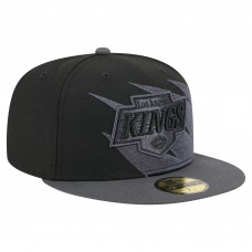 Бейсболка Los Angeles Kings New Era Black Spikes 59FIFTY