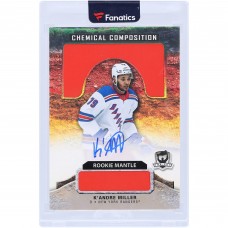 KAndre Miller New York Rangers Autographed 2020-21 Upper Deck The Cup Chemical Composition #CC-KM Rookie Card KAndre Miller New York Rangers Autographed 2020-21 Upper Deck The Cup Chemical Composition #CC-KM Rookie Card