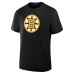 Футболка Boston Bruins Fanatics Black Primary Logo Legacy