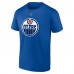 Футболка Edmonton Oilers Leon Draisaitl Fanatics Royal Authentic Stack Name & Number