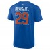 Футболка Edmonton Oilers Leon Draisaitl Fanatics Royal Authentic Stack Name & Number