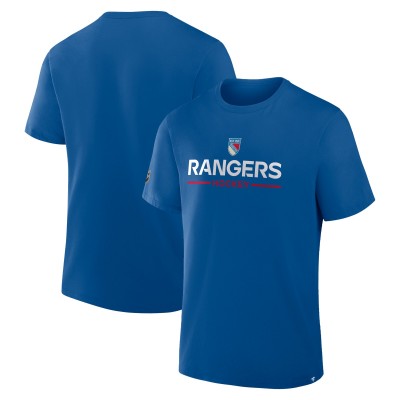 New York Rangers Fanatics Blue Centennial T-Shirt