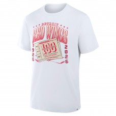 Detroit Red Wings Fanatics White Centennial Legacy T-Shirt