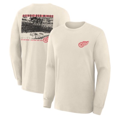 Detroit Red Wings Fanatics Beige Centennial Legacy Long Sleeve T-Shirt