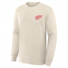 Detroit Red Wings Fanatics Beige Centennial Legacy Long Sleeve T-Shirt