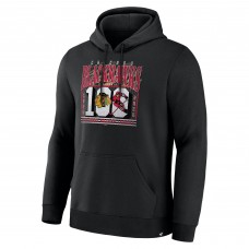Толстовка Chicago Blackhawks Fanatics Black Centennial Legacy Fleece