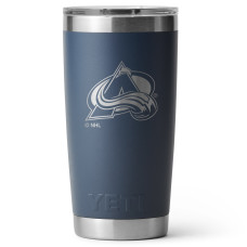Colorado Avalanche YETI 20oz. Rambler Tumbler with Magslider Lid Colorado Avalanche YETI 20oz. Rambler Tumbler with Magslider Lid