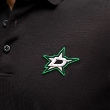 Dallas Stars lululemon Black Evolution Polo