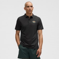 Minnesota Wild lululemon Black Evolution Polo