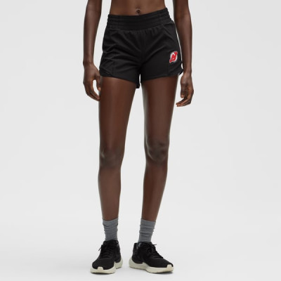 Женская джерси New Devils lululemon Black Hotty Hot High-Rise Lined Short 4"