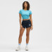 Женская Edmonton Oilers lululemon True Navy Hotty Hot High-Rise Lined Short 4