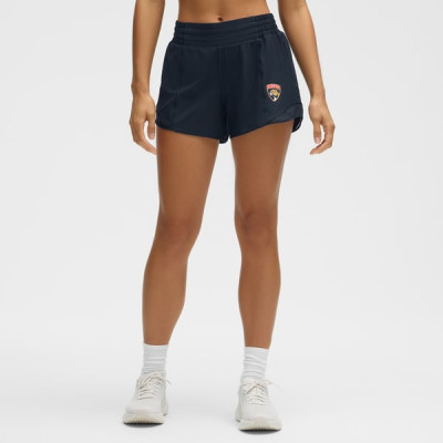 Женская Florida Panthers lululemon True Navy Hotty Hot High-Rise Lined Short 4