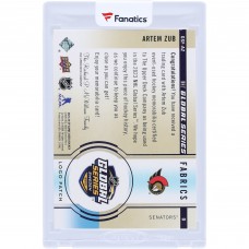 Artem Zub Ottawa Senators 2024-25 Upper Deck SP Game Used Global Series Game Used Logo Relic #GSF-AZ #2/2 Card