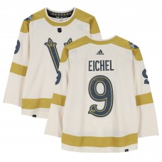 Игровая джерси Jack Eichel Vegas Golden Knights Autographed Fanatics Authentic 2024 Winter Classic adidas Authentic