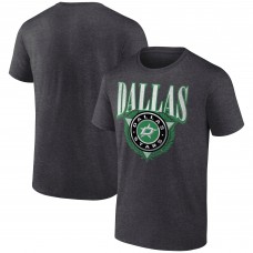 Dallas Stars Charcoal Retro Seal T-Shirt
