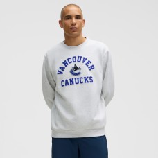 Vancouver Canucks lululemon Heathered Core Ultra Light Grey Steady State Crew