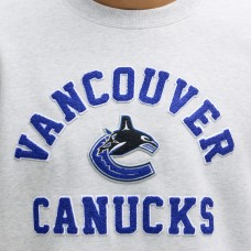 Vancouver Canucks lululemon Heathered Core Ultra Light Grey Steady State Crew