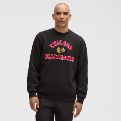 Chicago Blackhawks lululemon Black Steady State Crew