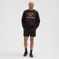 Chicago Blackhawks lululemon Black Steady State Crew