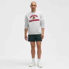 Chicago Blackhawks lululemon Heathered Core Ultra Light Grey Steady State Crew