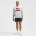 Chicago Blackhawks lululemon Heathered Core Ultra Light Grey Steady State Crew