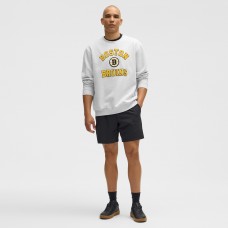 Boston Bruins lululemon Heathered Core Ultra Light Grey Steady State Crew